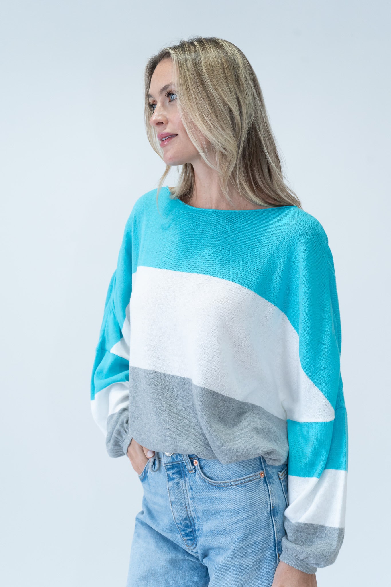 georgia sweater [aqua]