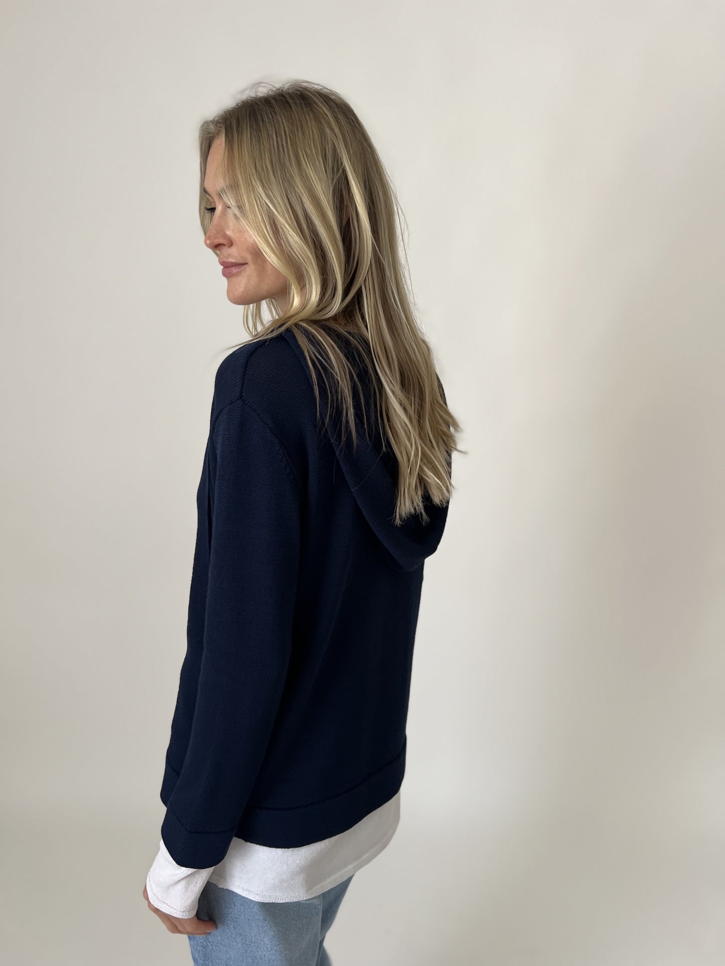 abigail hoodie [navy/white]