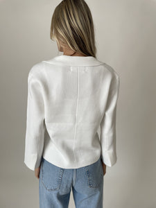 louisa blazer [white]