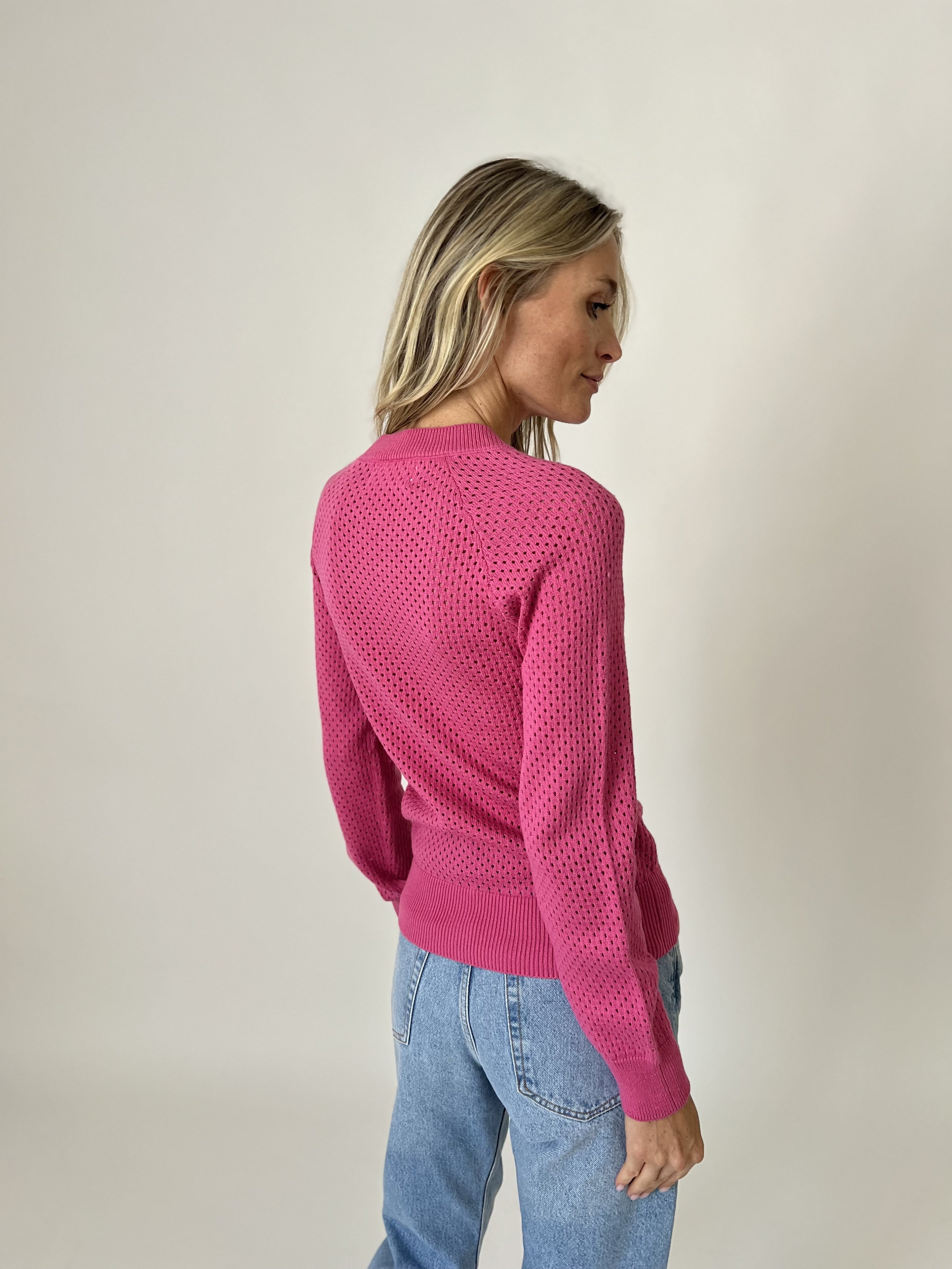 august sweater [hot pink]