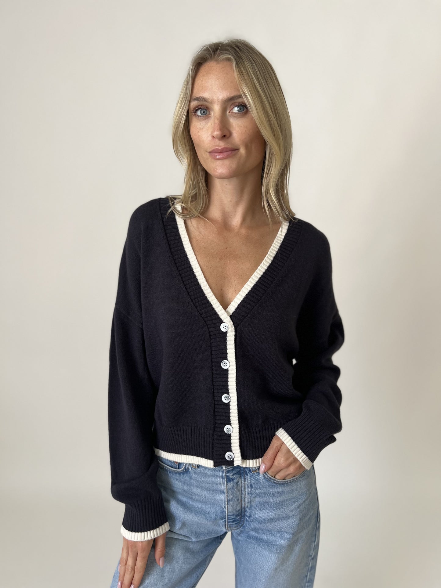casey cardigan [navy]