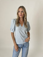 Load image into Gallery viewer, short sleeve kira top [aquamarine]
