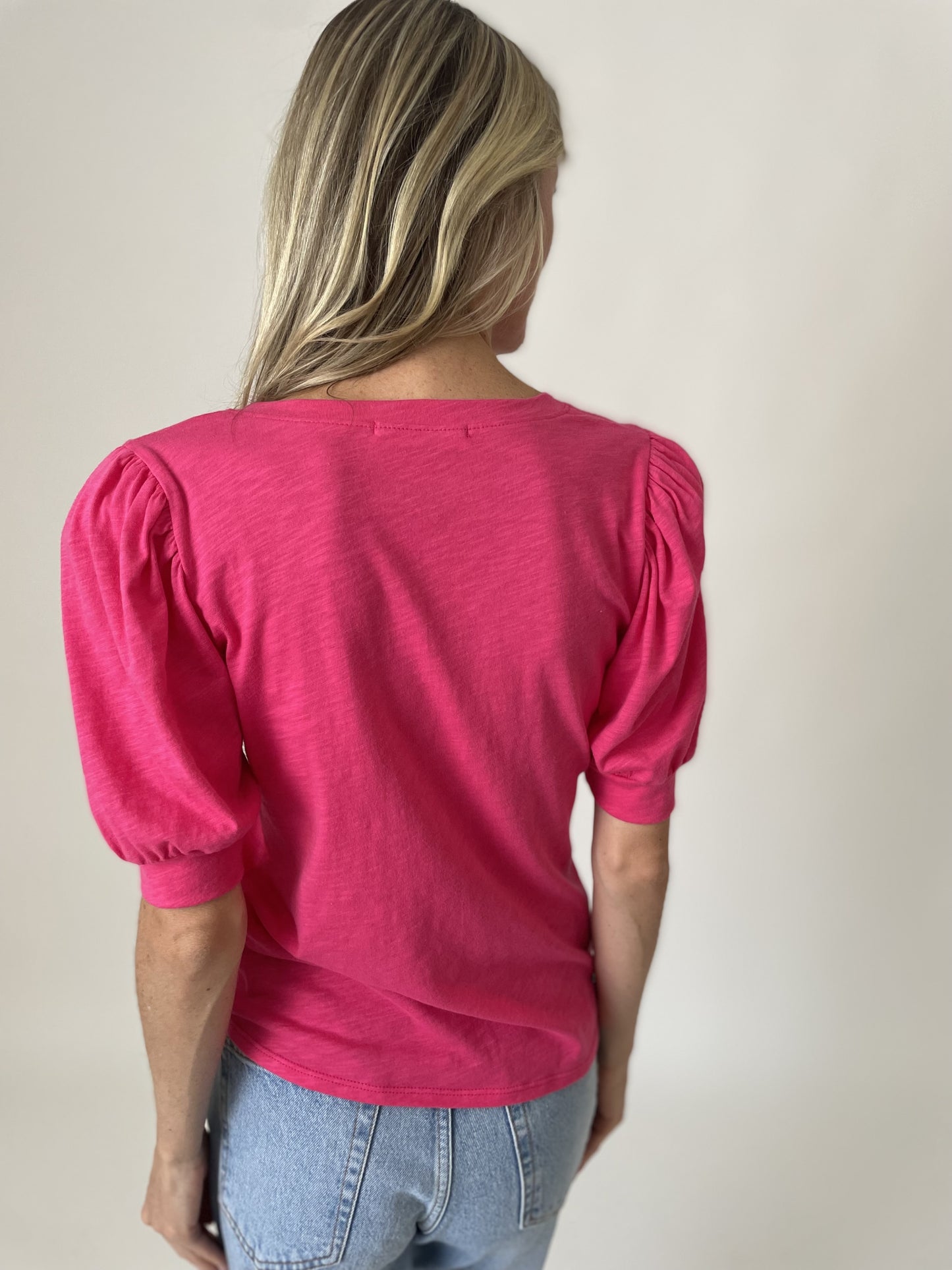 short sleeve kira top [fandango pink]