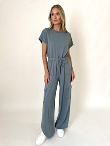 phoenix jumpsuit [dusty sage]