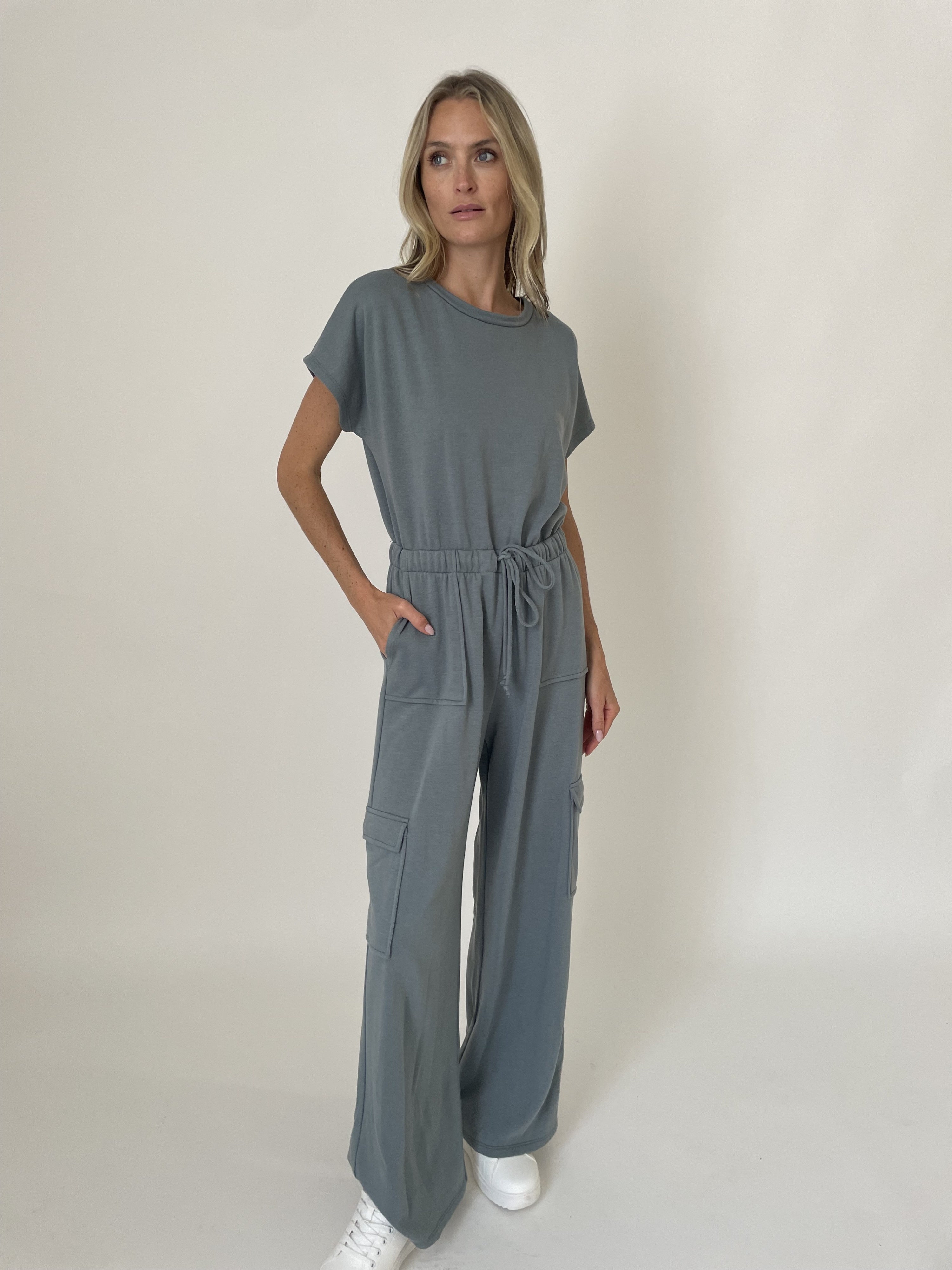 phoenix jumpsuit [dusty sage]