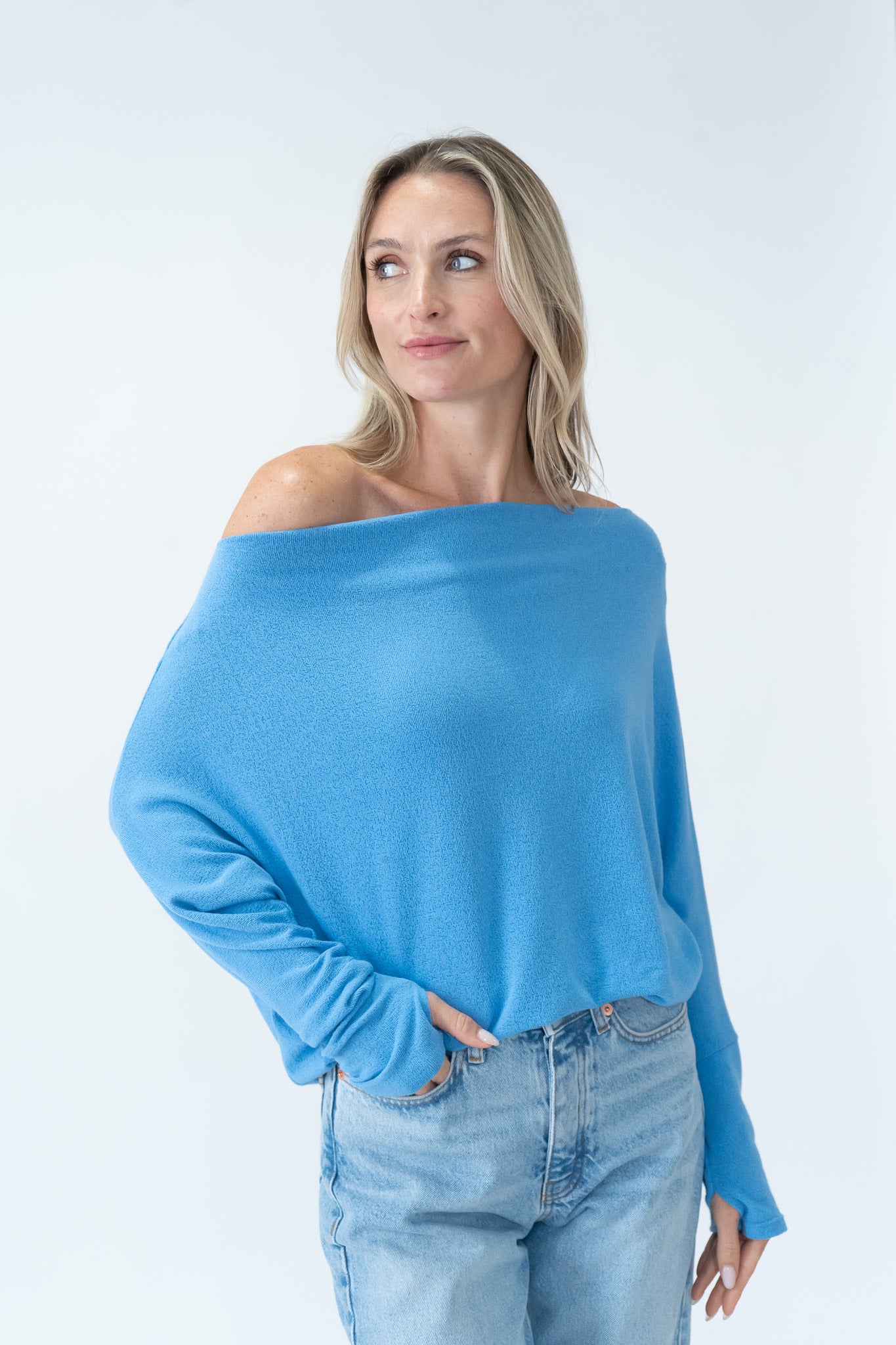 the anywhere top [crystal blue]
