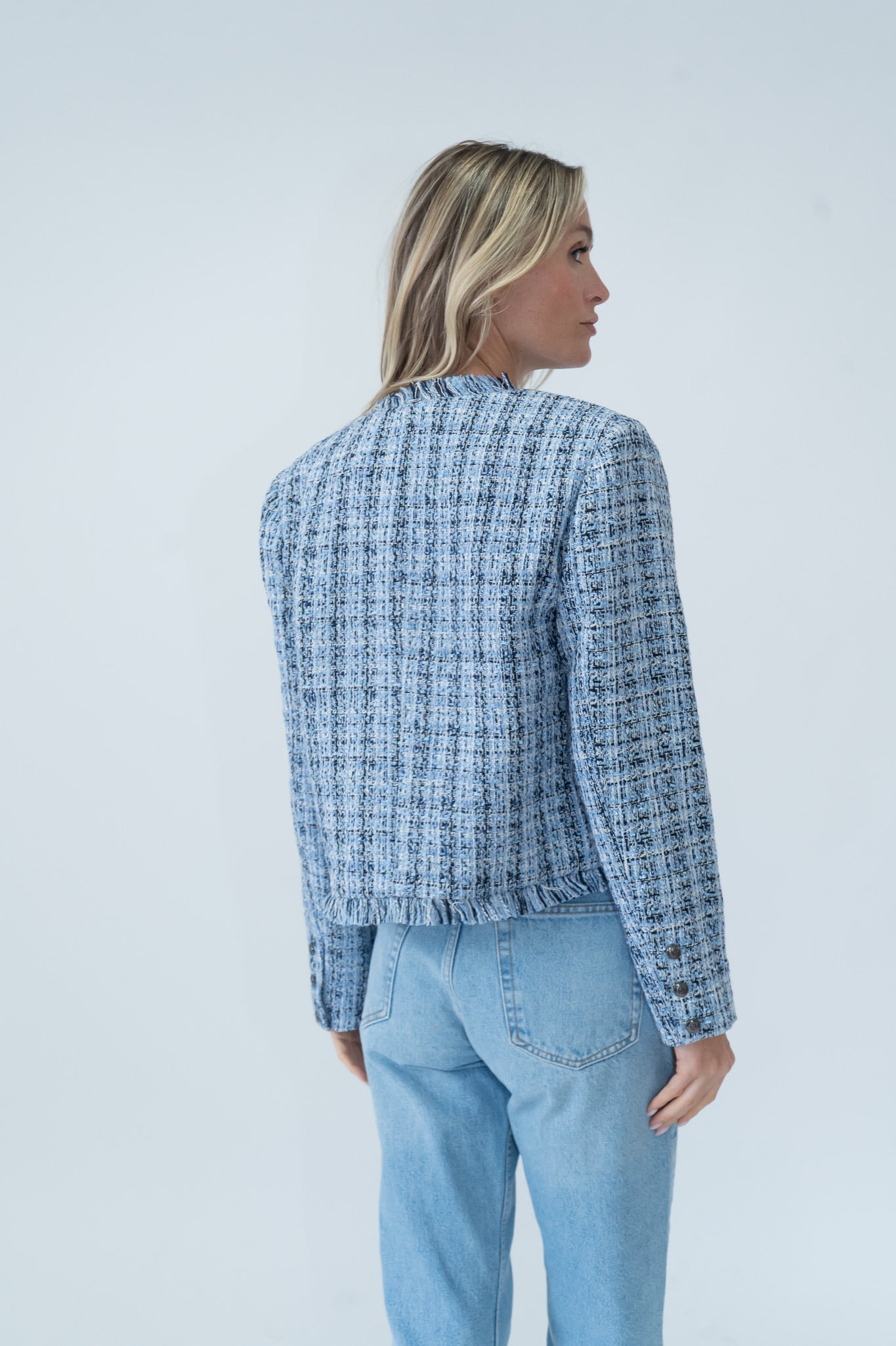 collins blazer [blue multi]