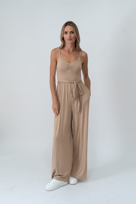 shannon jumpsuit [taupe]