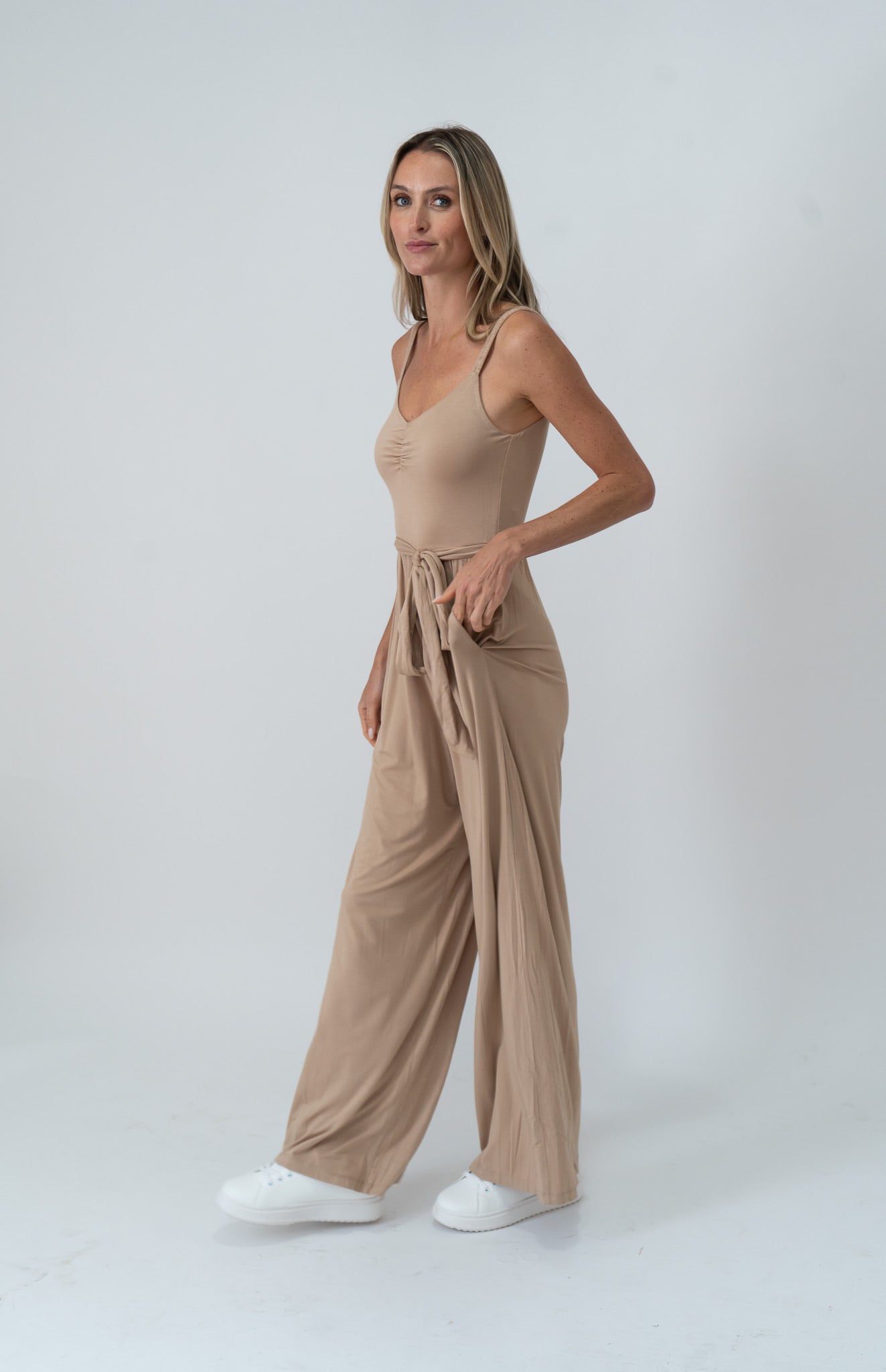 shannon jumpsuit [taupe]