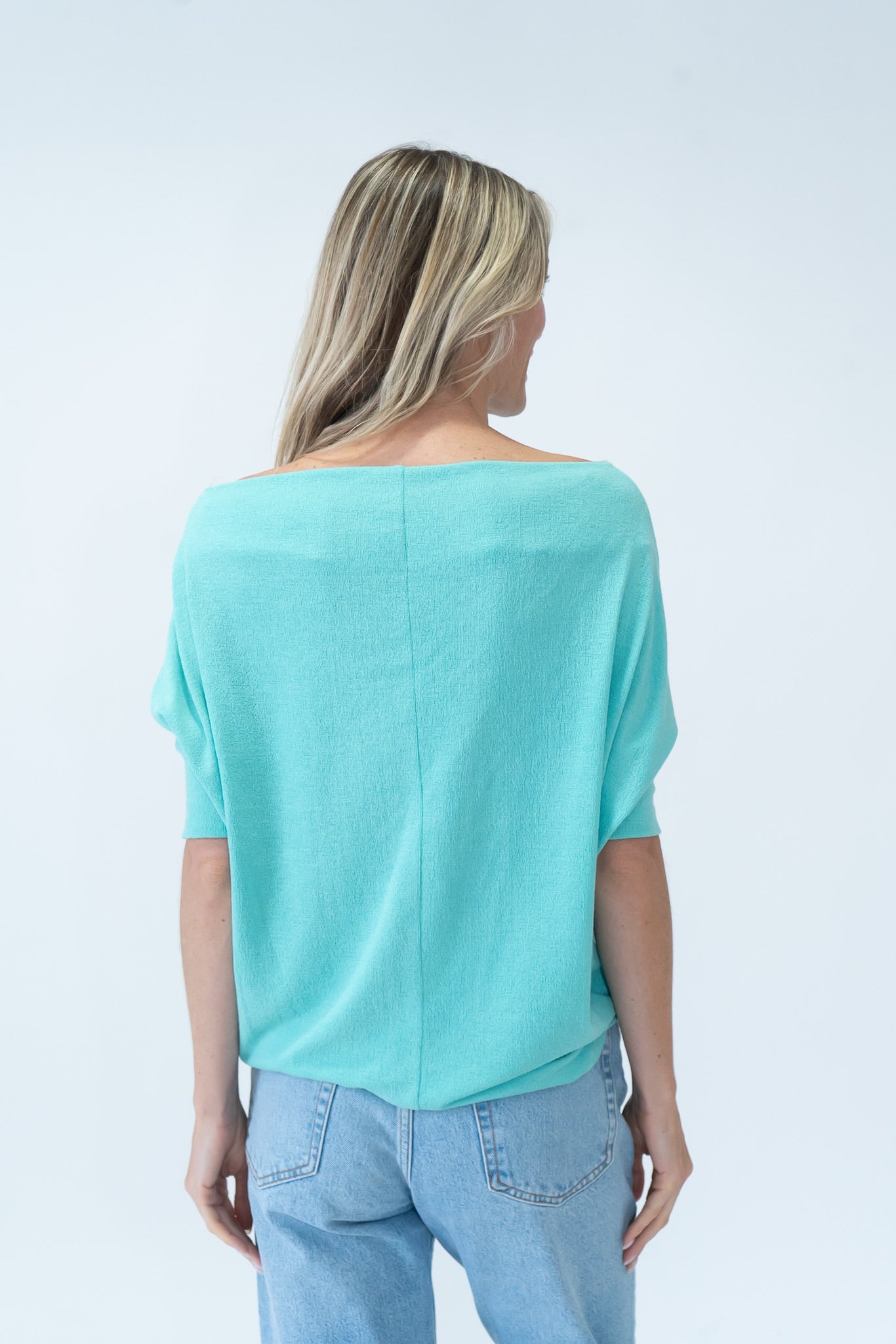 the short sleeve anywhere top [island green]