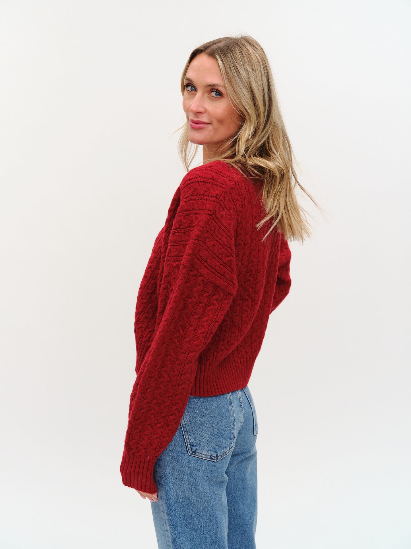 camden sweater [burgundy]