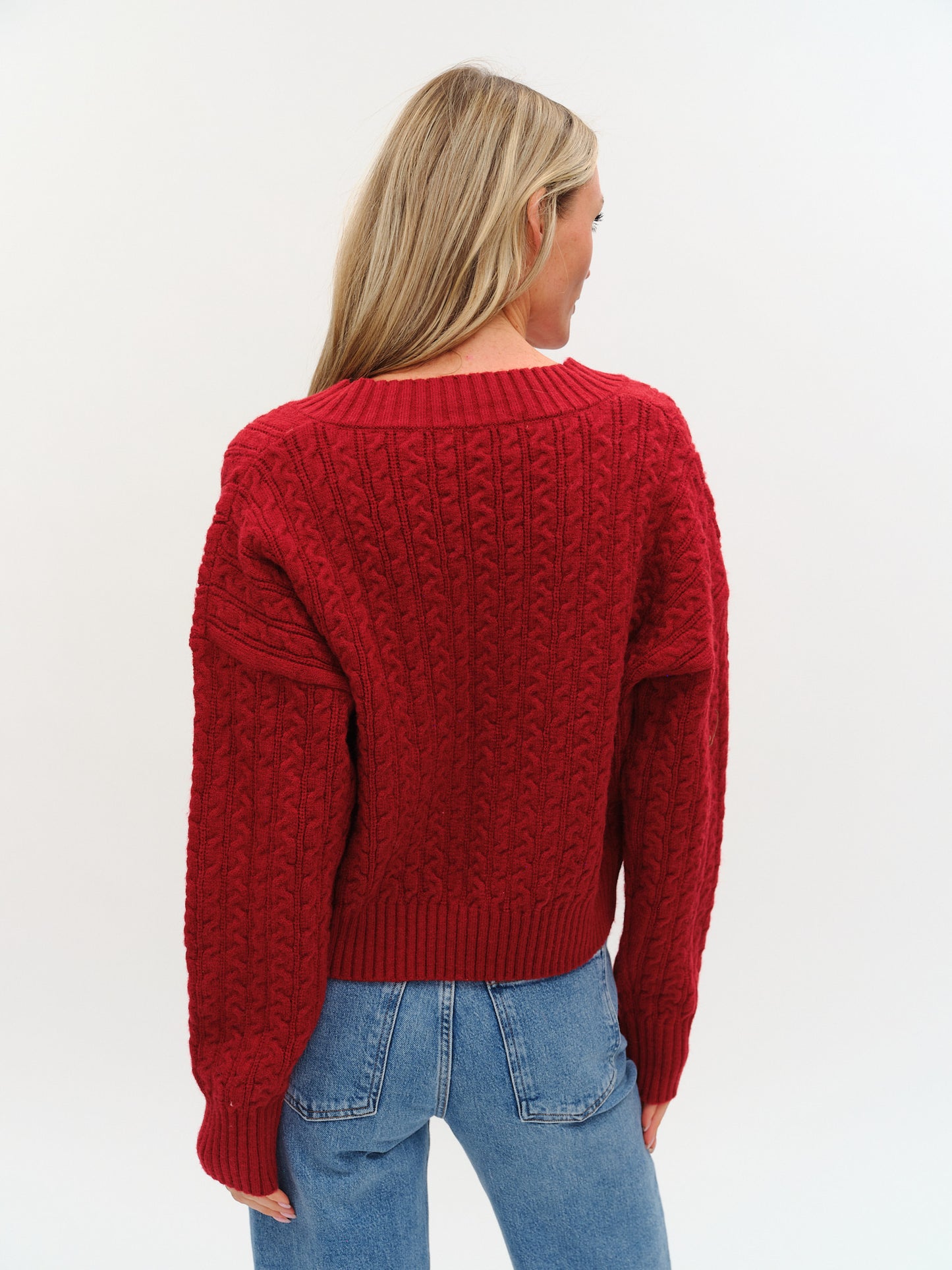 camden sweater [burgundy]