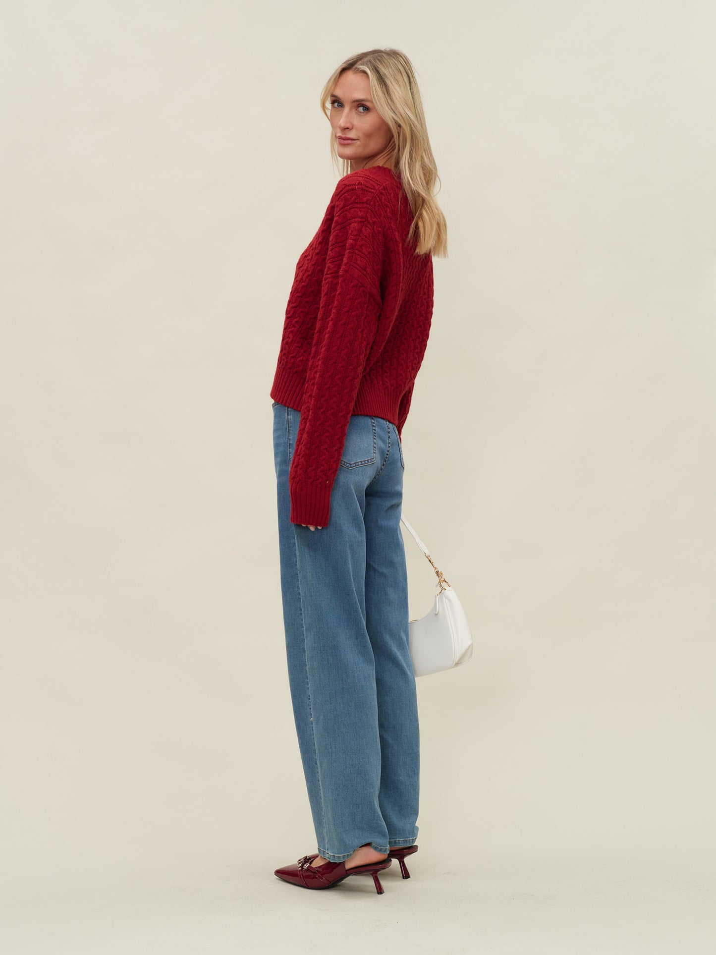 camden sweater [burgundy]