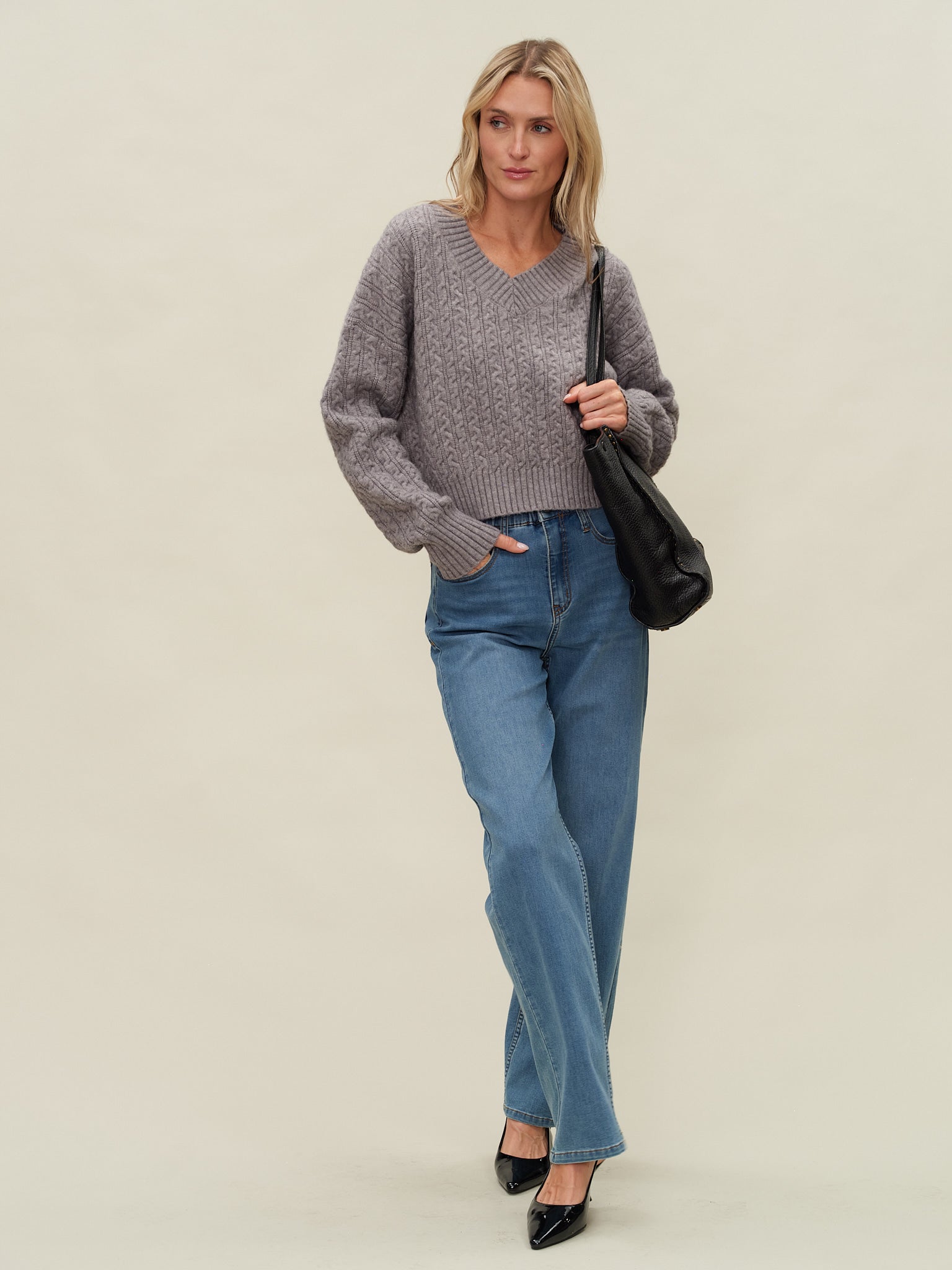 camden sweater [heather grey] – Six Fifty Clothing