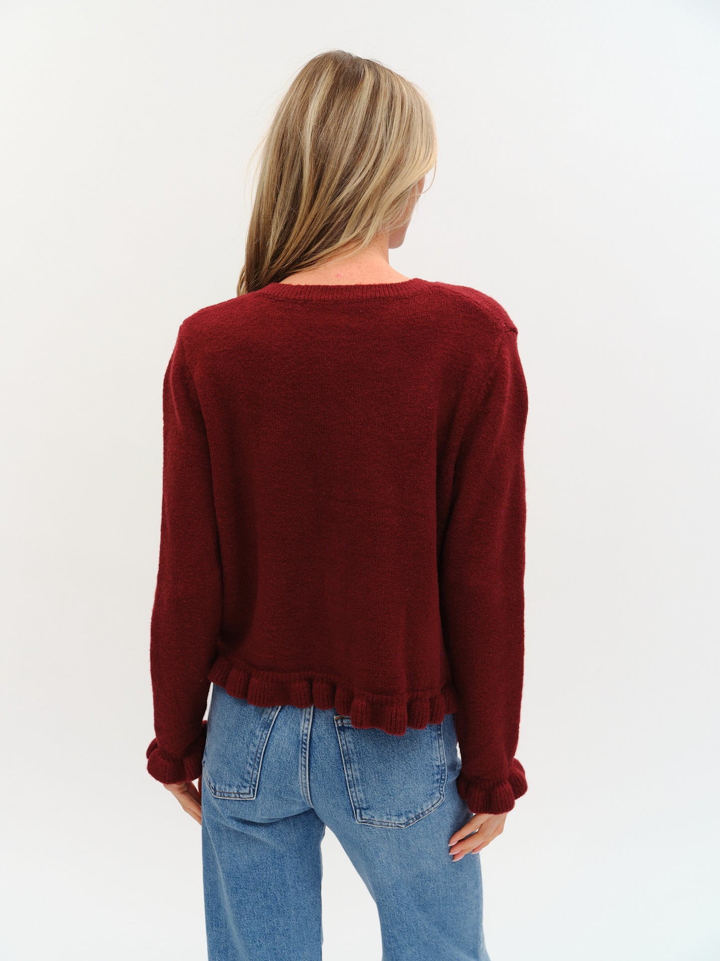 chelsea cardigan [burgundy]