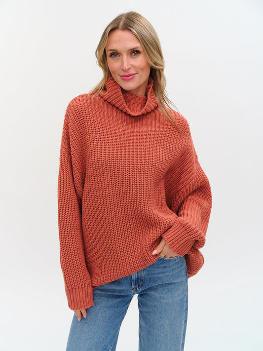 delaney sweater [clay]
