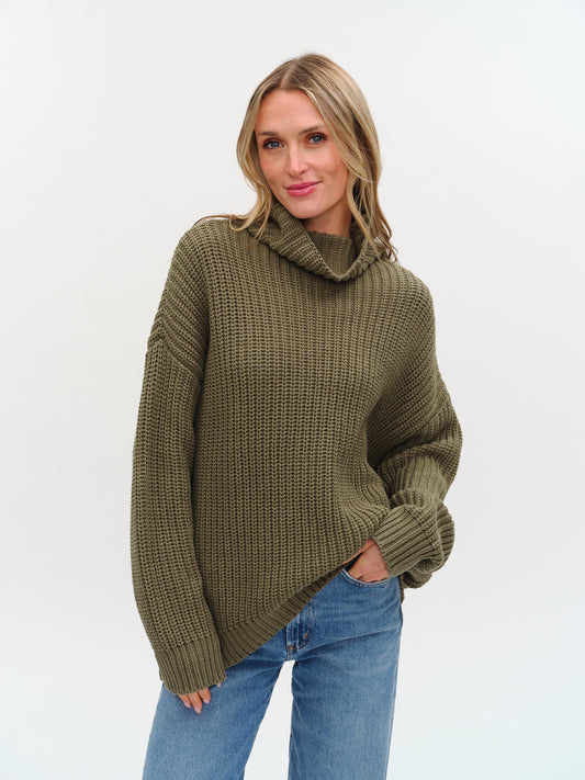 delaney sweater [olive]