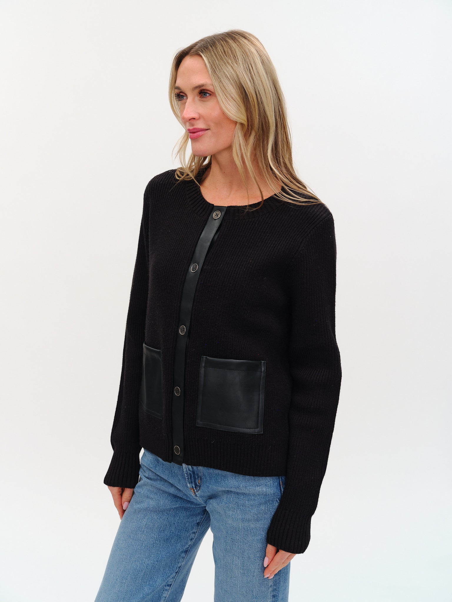natalia cardigan [black] – Six Fifty Clothing