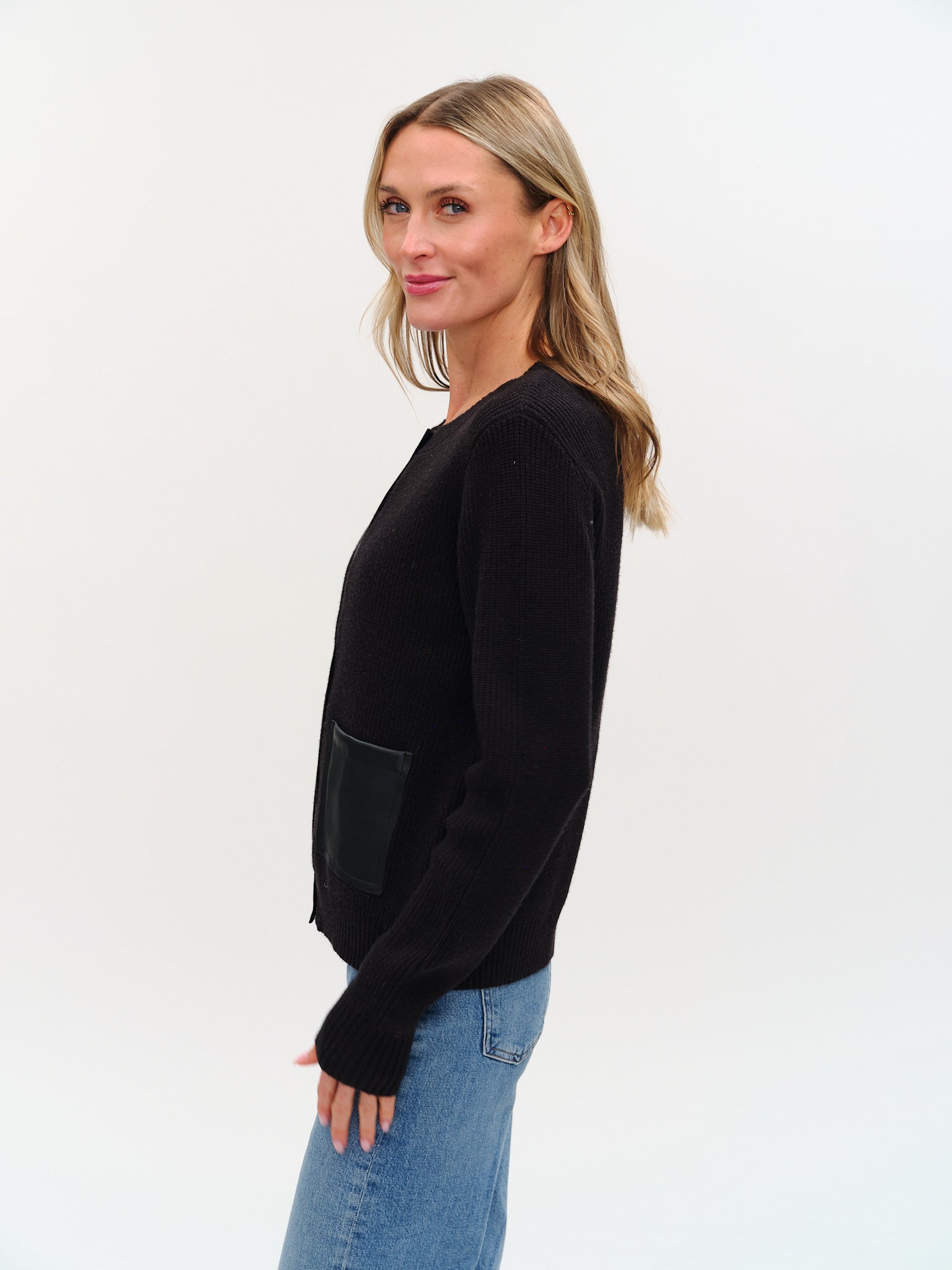 natalia cardigan [black] – Six Fifty Clothing