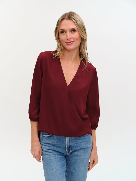 vanessa top [burgundy]