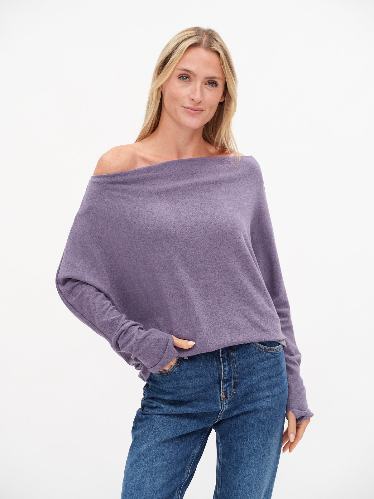the anywhere top [dark lavender]