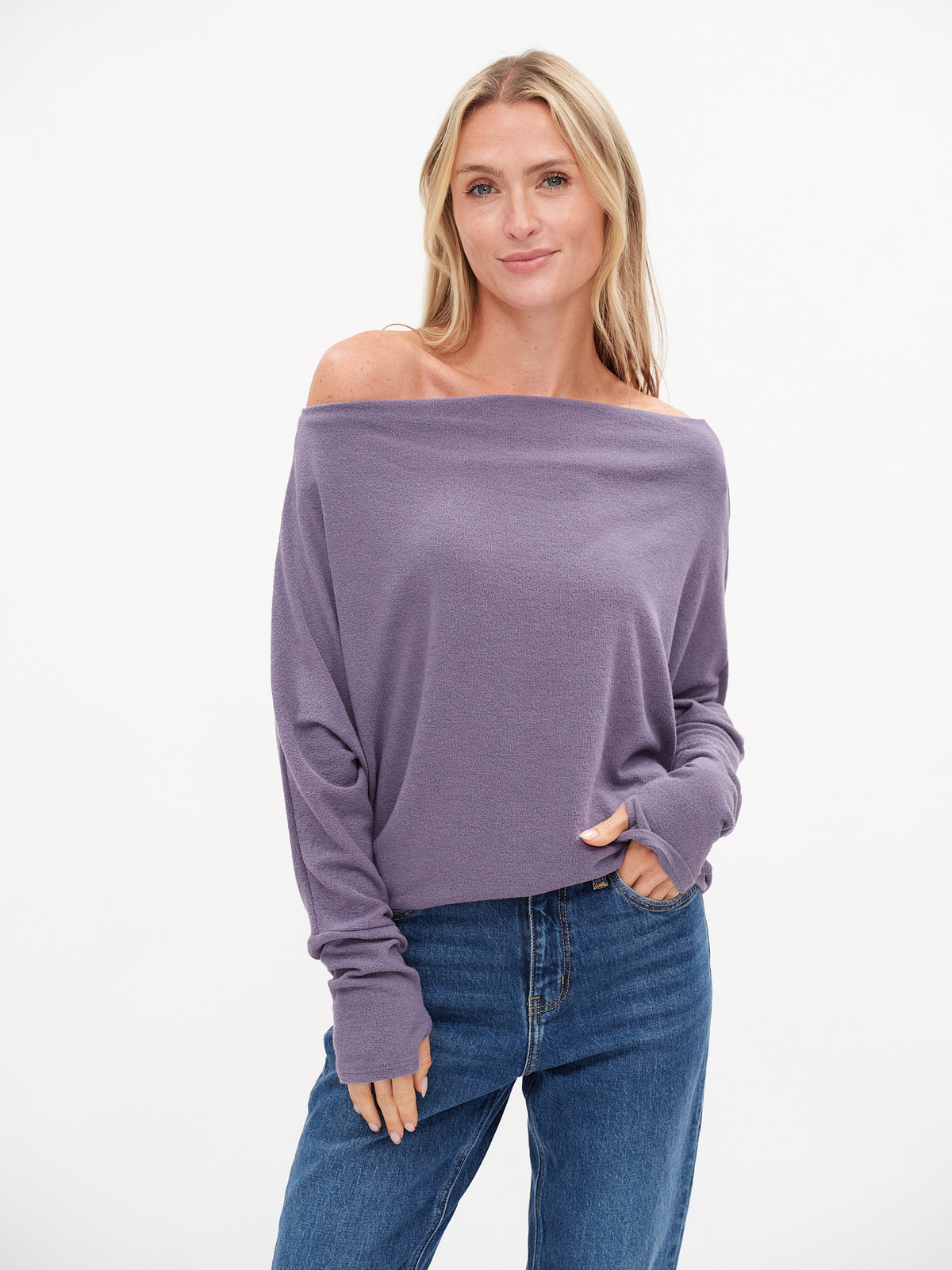 the anywhere top [dark lavender]