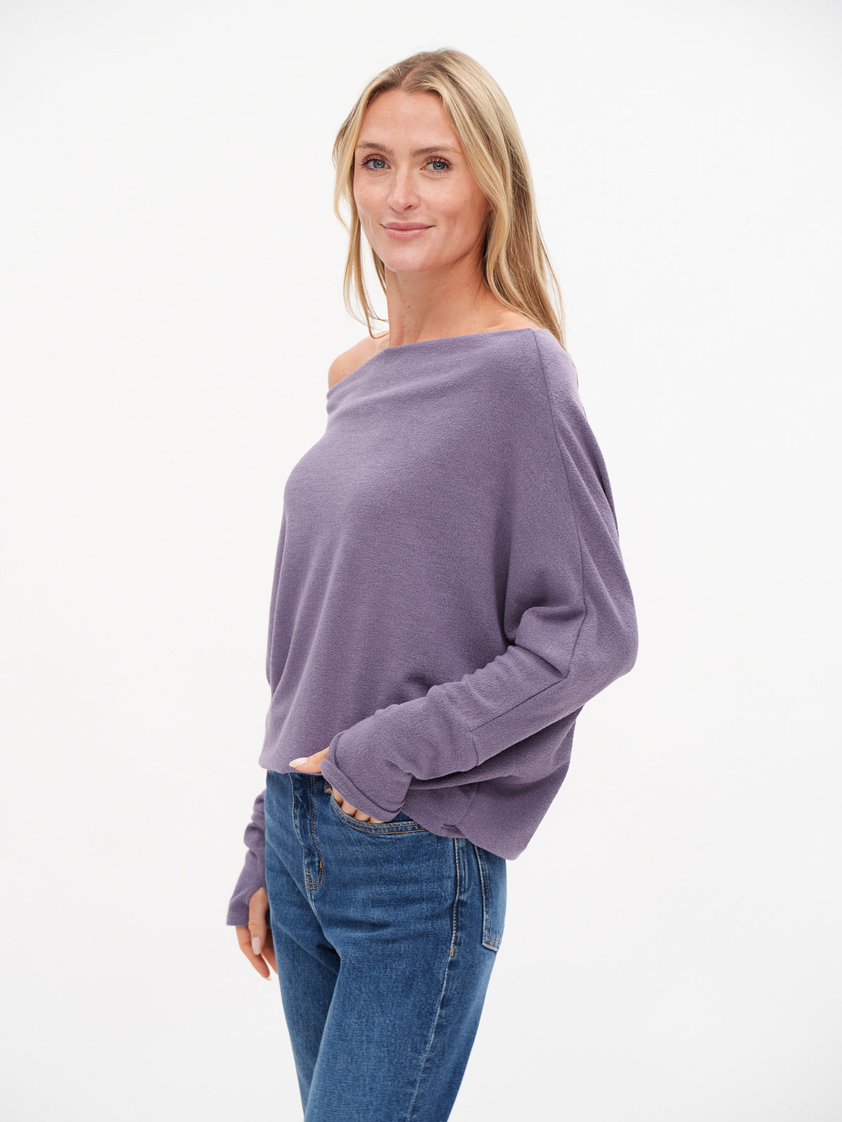 the anywhere top [dark lavender]