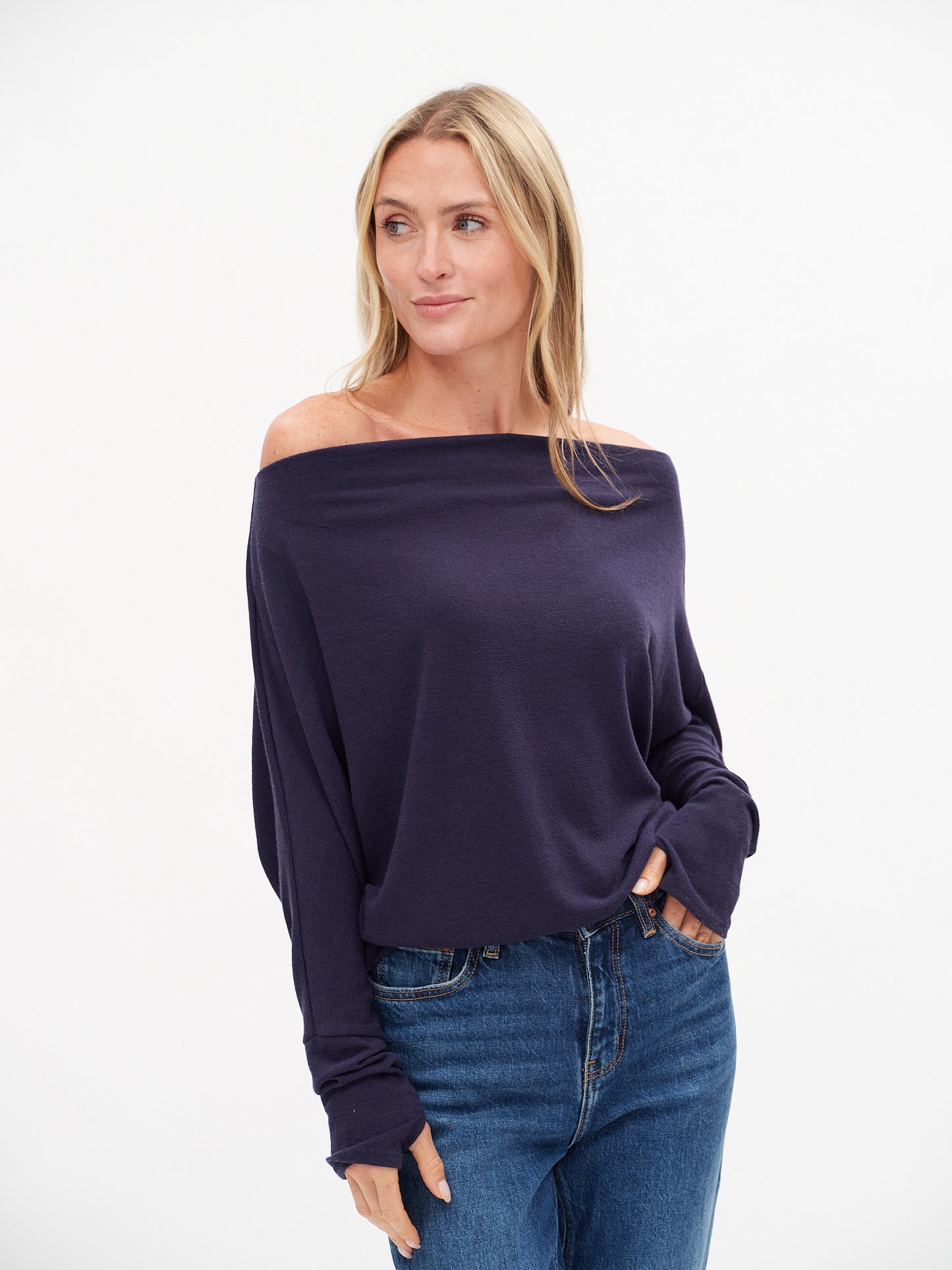 the anywhere top [navy]
