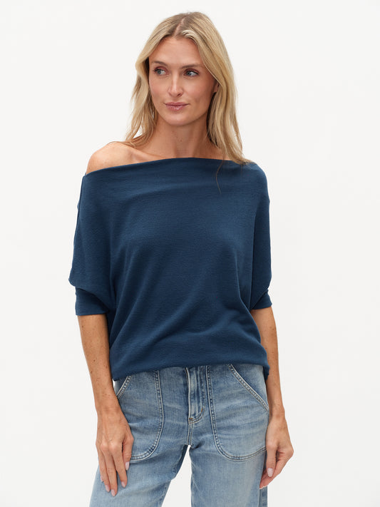 the short sleeve anywhere top [teal]