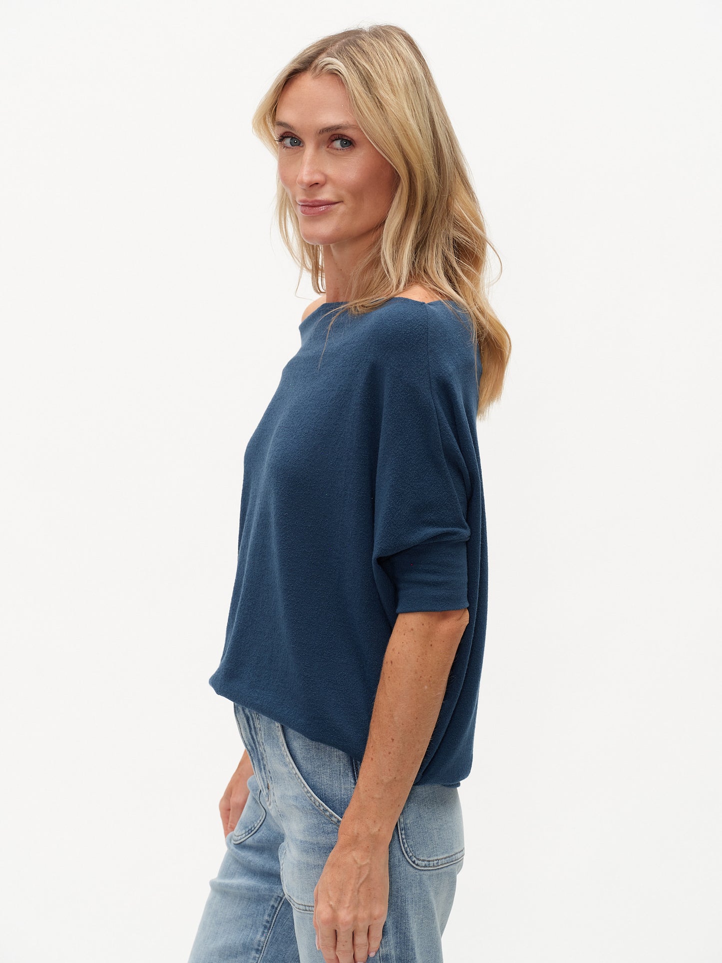 the short sleeve anywhere top [teal]