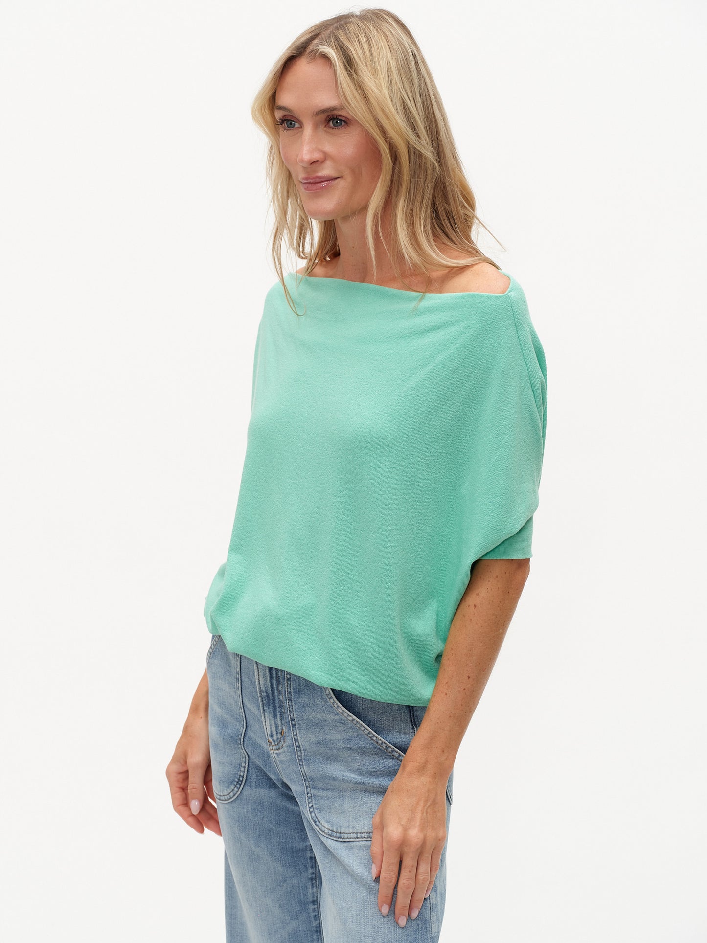 the short sleeve anywhere top [seafoam]