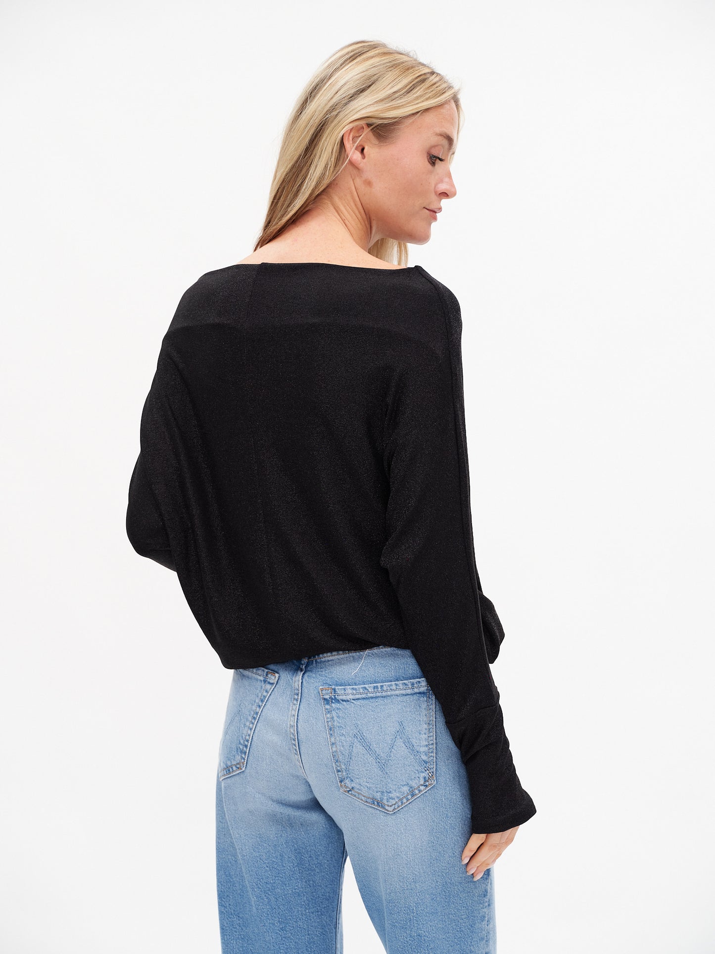 the anywhere top lurex [black]