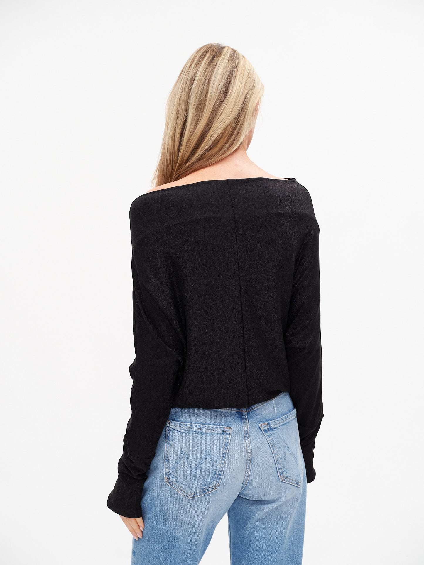the anywhere top lurex [black]