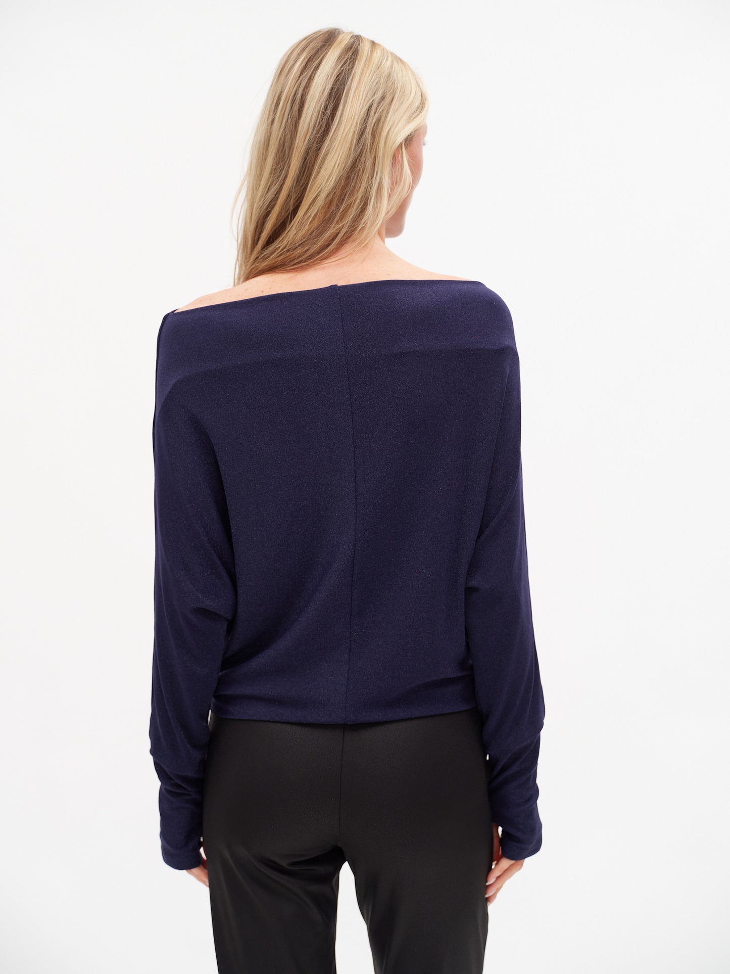the anywhere top lurex [dark blue]
