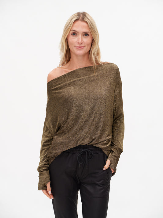 the anywhere top lurex [gold]