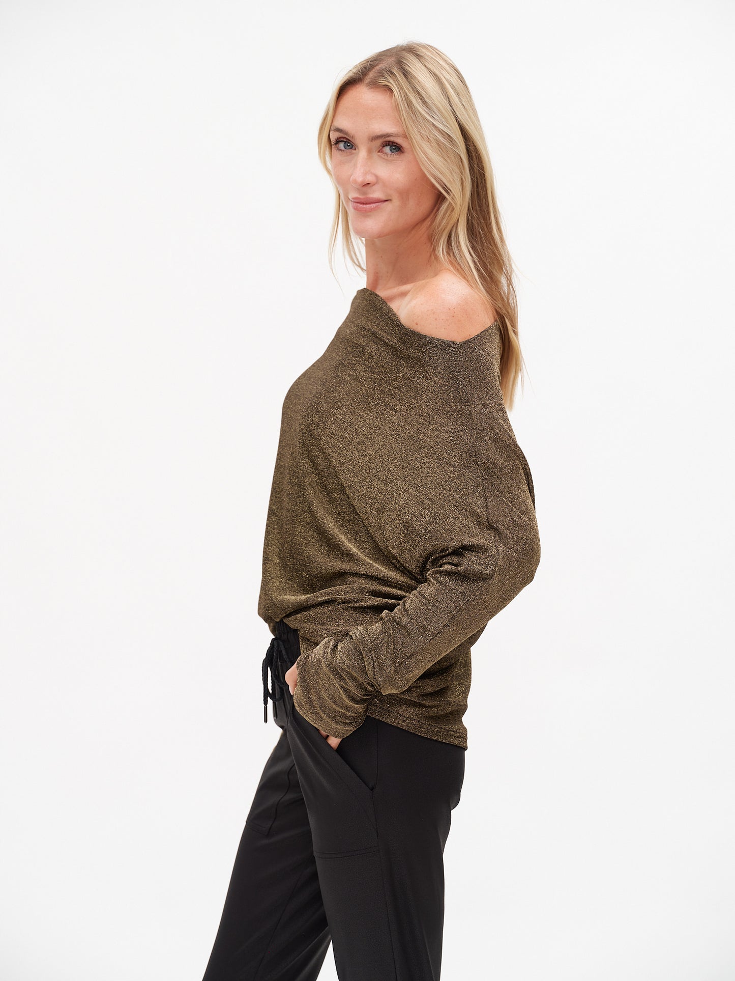 the anywhere top lurex [gold]
