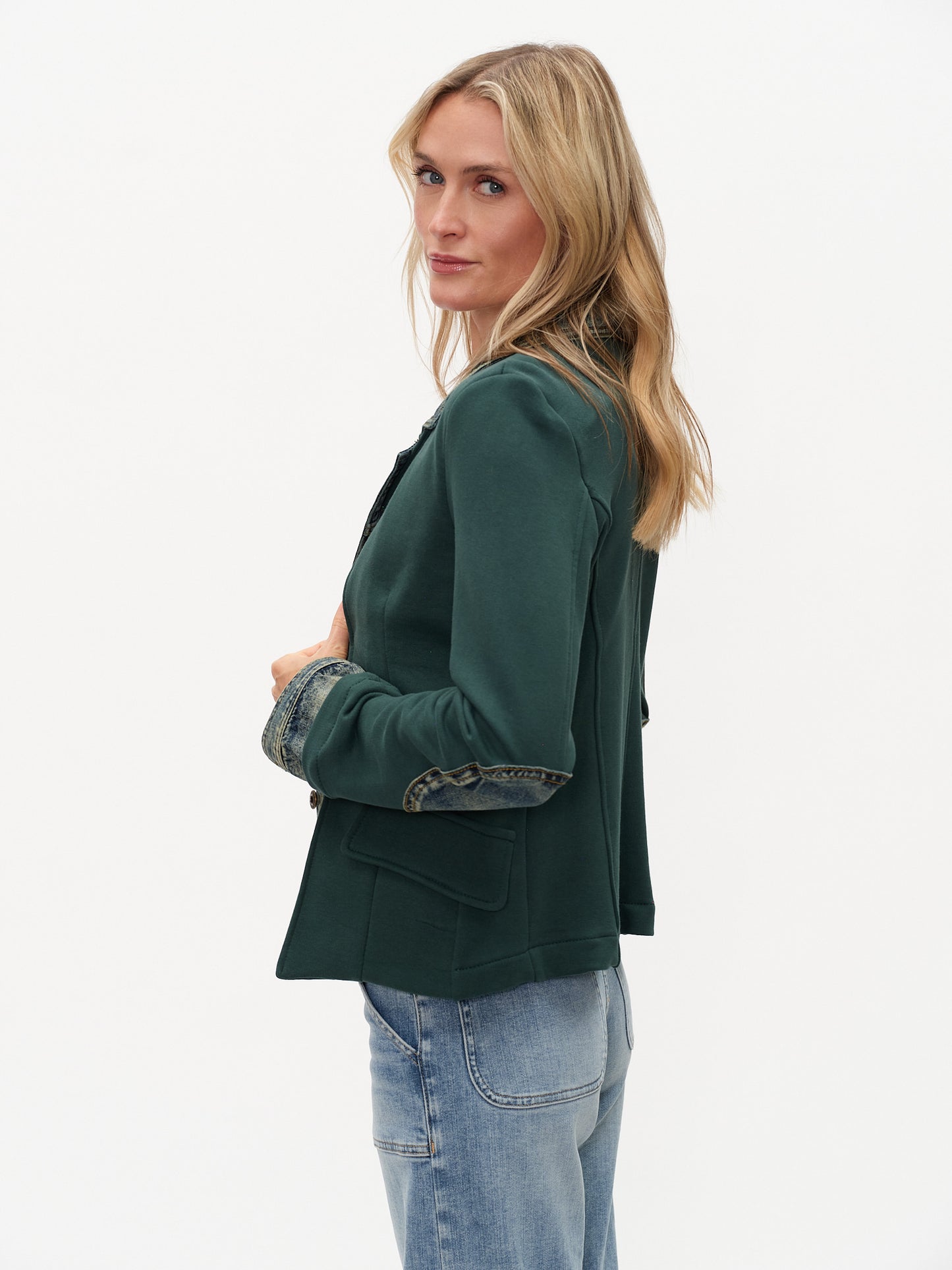 clarissa *made in italy* blazer [evergreen]