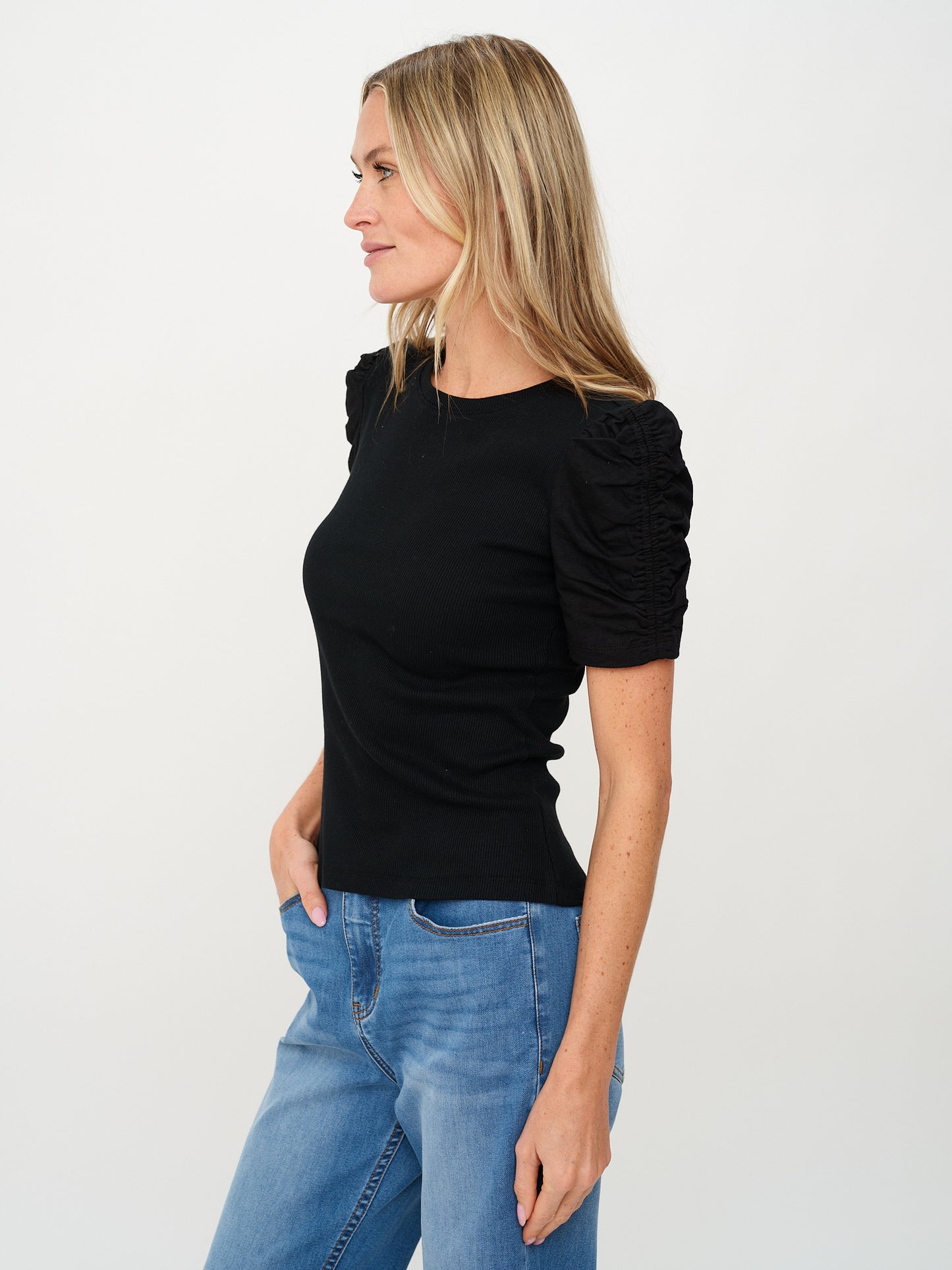 alexandria top [black]