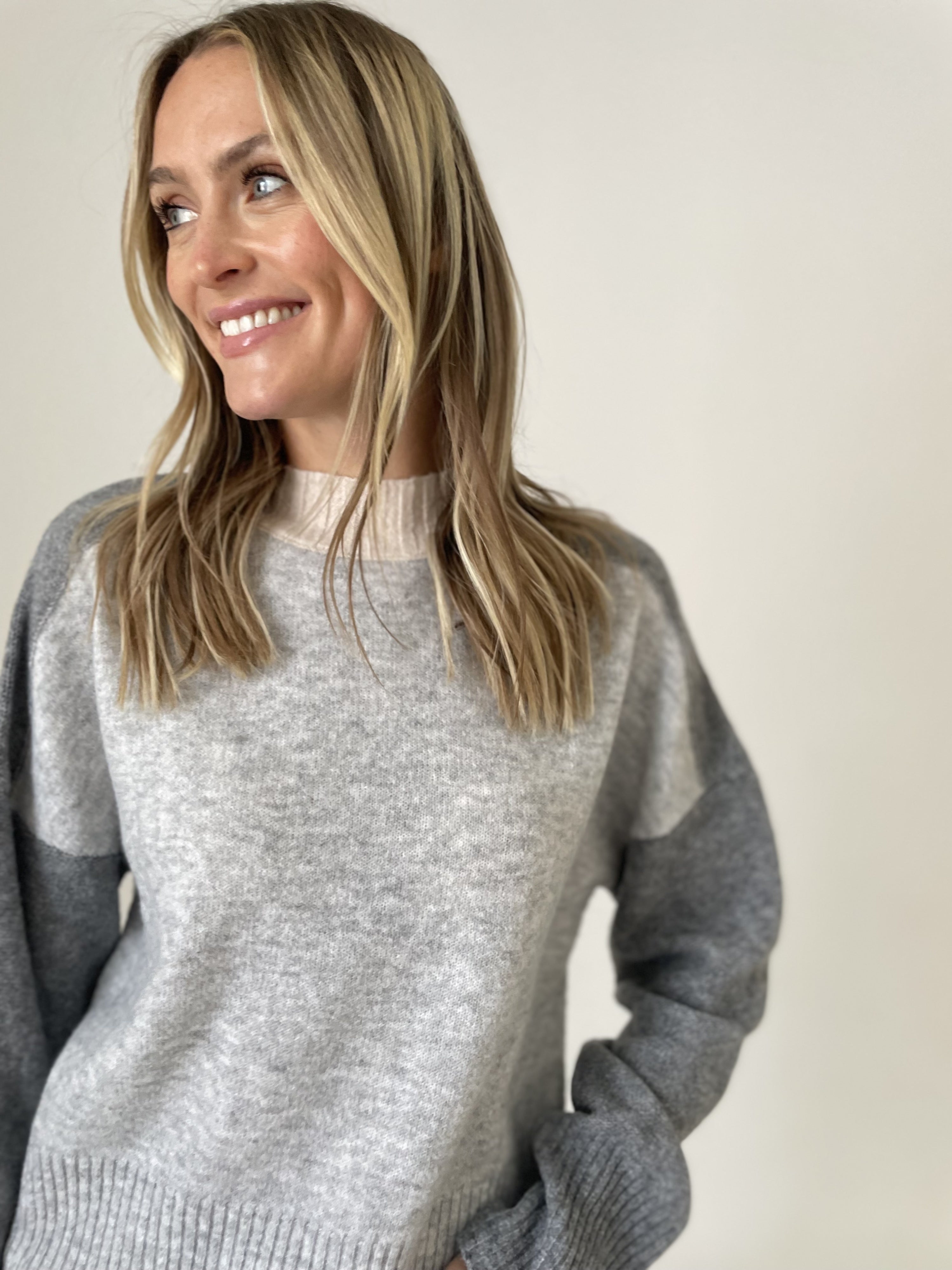 victoria sweater [heather grey]