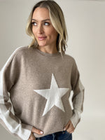 Load image into Gallery viewer, morgan sweater [latte/white]
