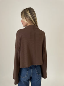 kayla top [brown]