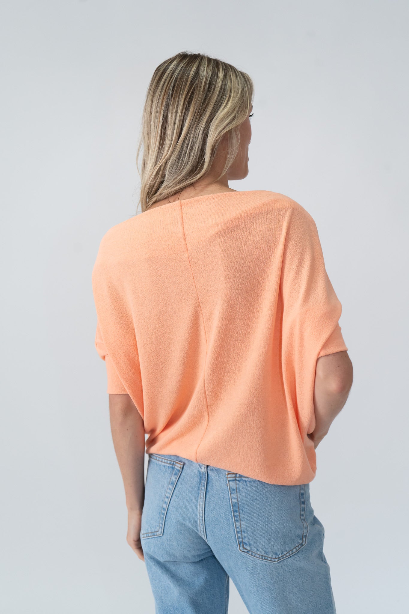 the short sleeve anywhere top [cantaloupe]