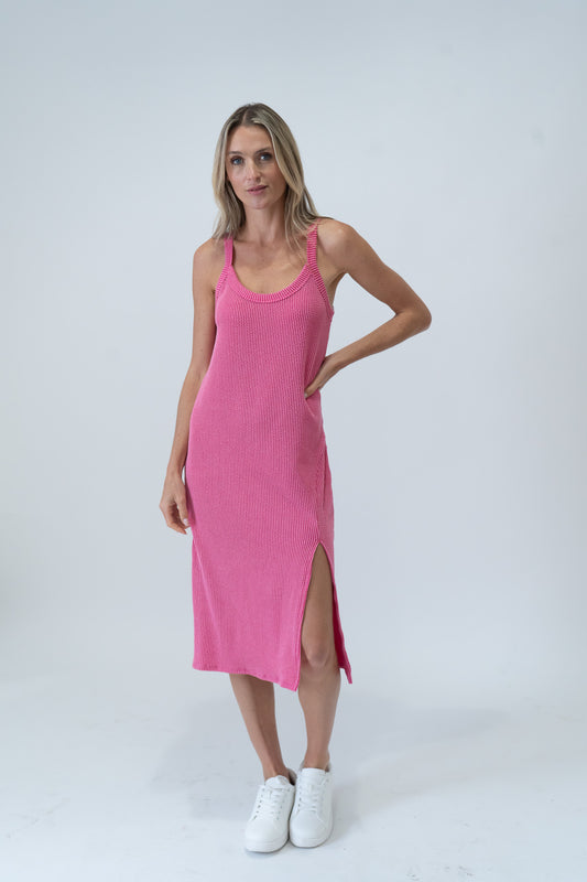 brenna dress [hot pink]