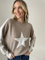 Load image into Gallery viewer, morgan sweater [latte/white]
