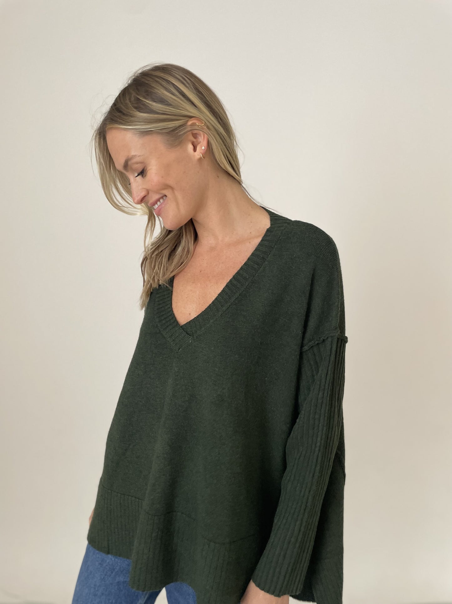 kenzie sweater [hunter green]