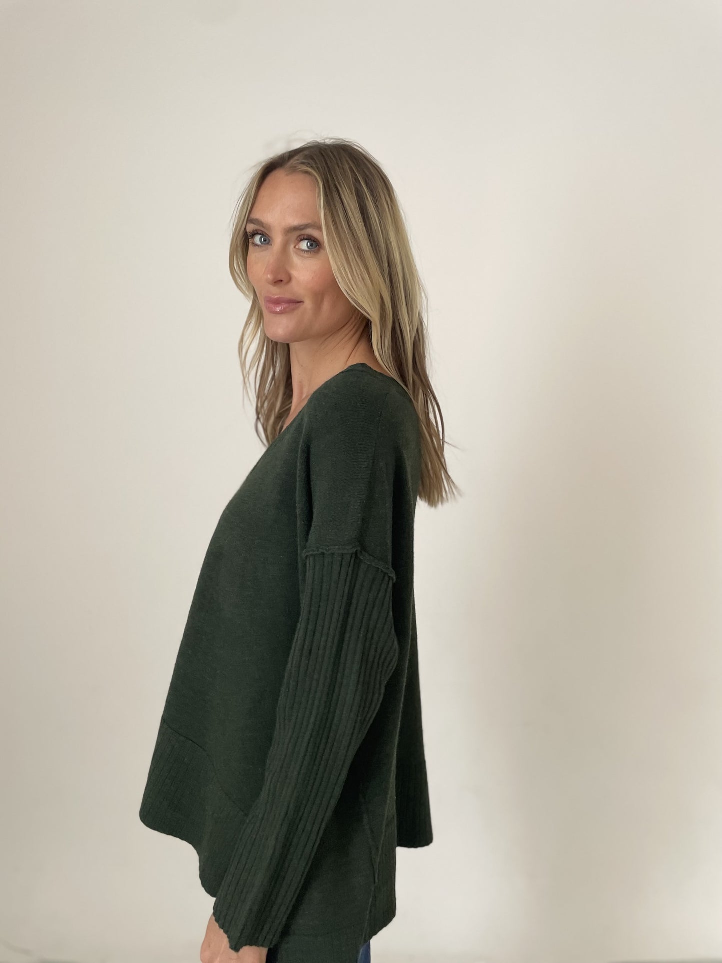 kenzie sweater [hunter green]