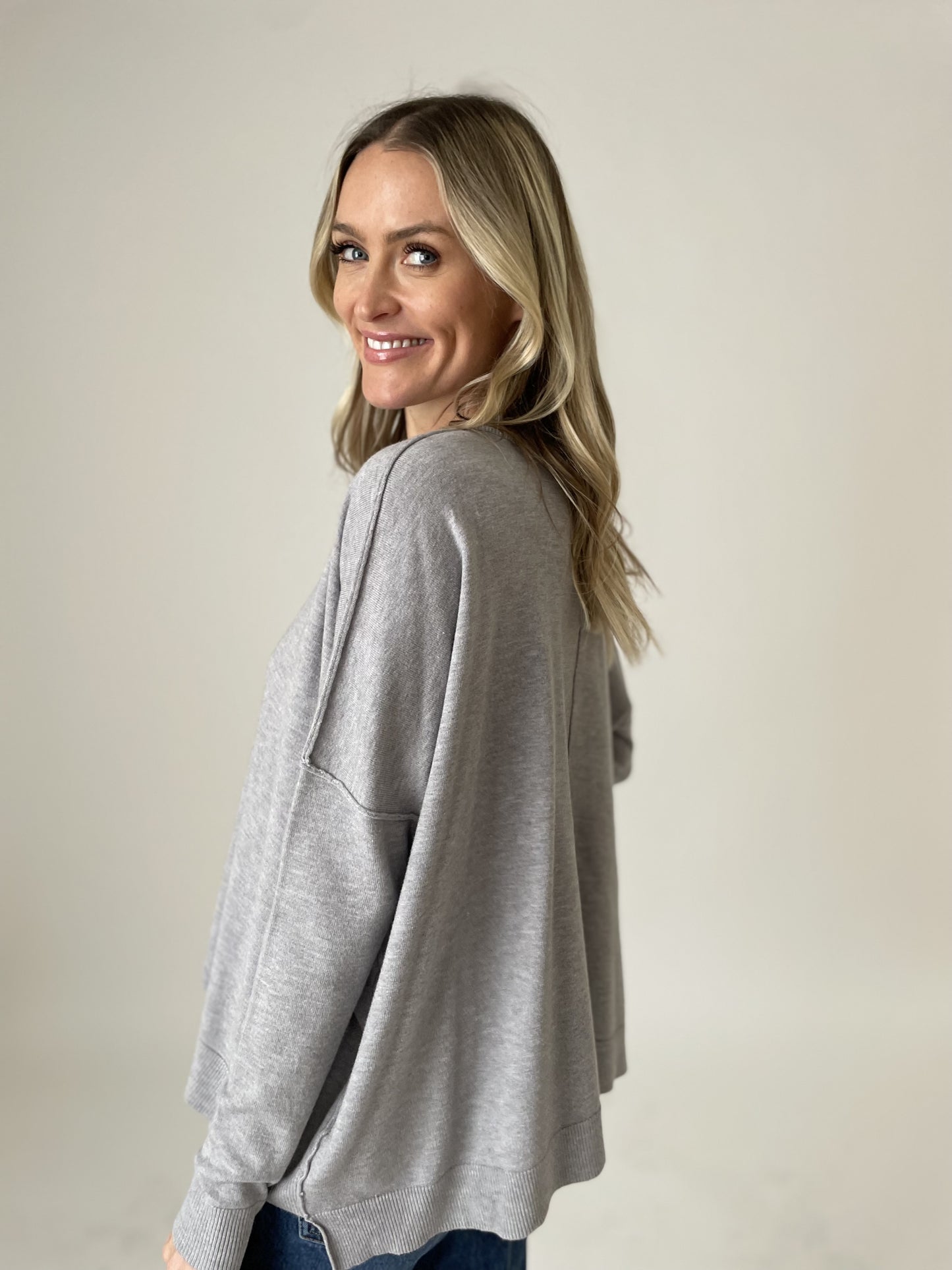 devon sweater [heather grey]