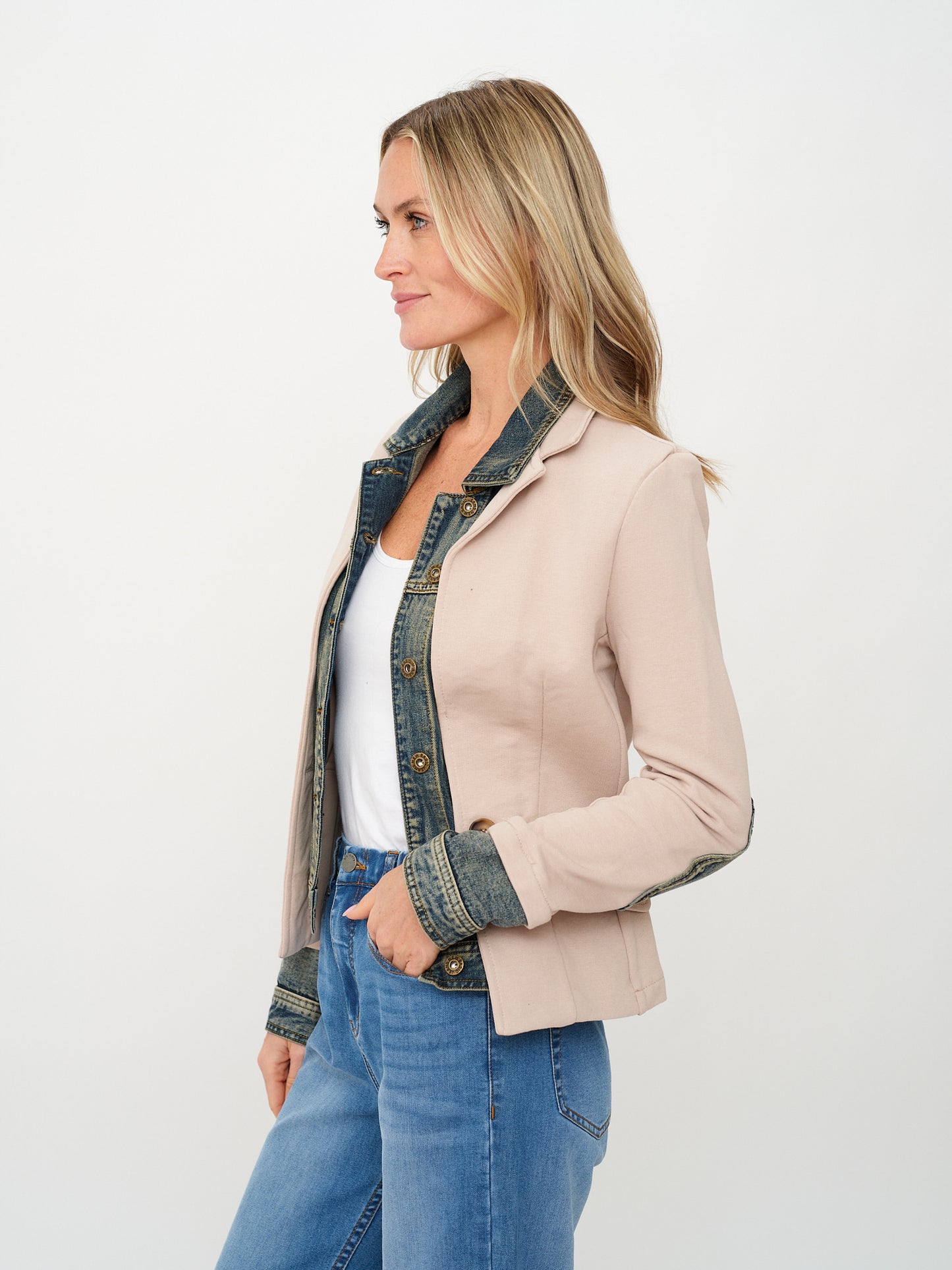clarissa *made in italy* blazer [taupe]