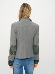 clarissa *made in italy* blazer [charcoal]