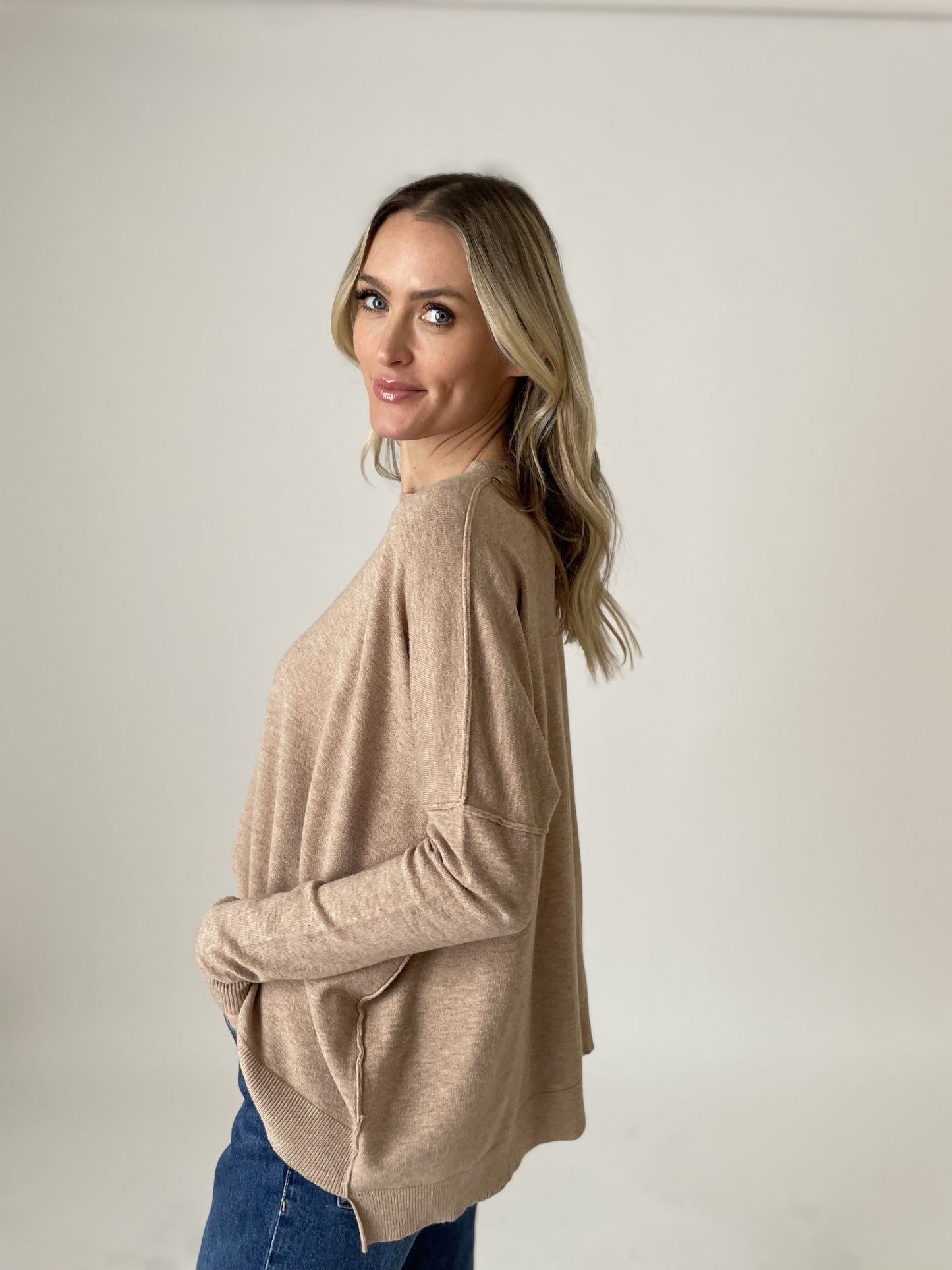 devon sweater [taupe]